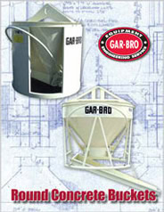 Gar-Bro Round Concrete Buckets Gar-Bro Round Concrete Buckets